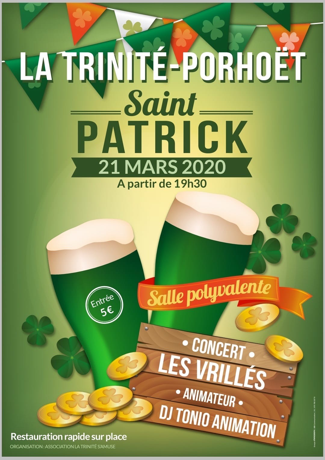 Fête de la Saint Patrick 2020